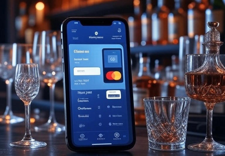 digital payment interface on a phone