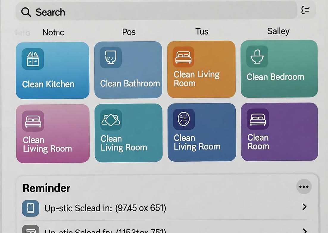 cleaning schedule app